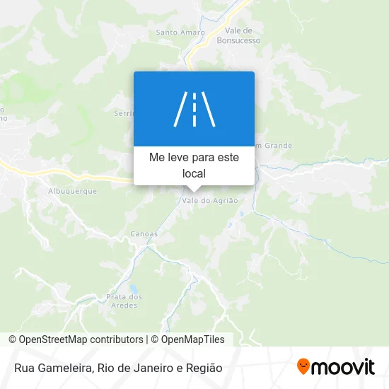 Rua Gameleira mapa