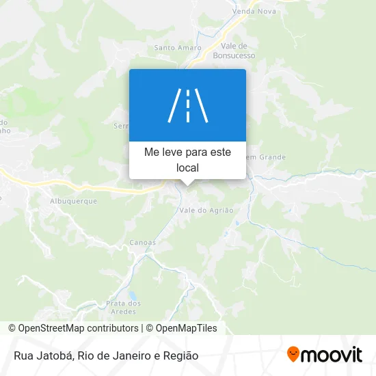 Rua Jatobá mapa