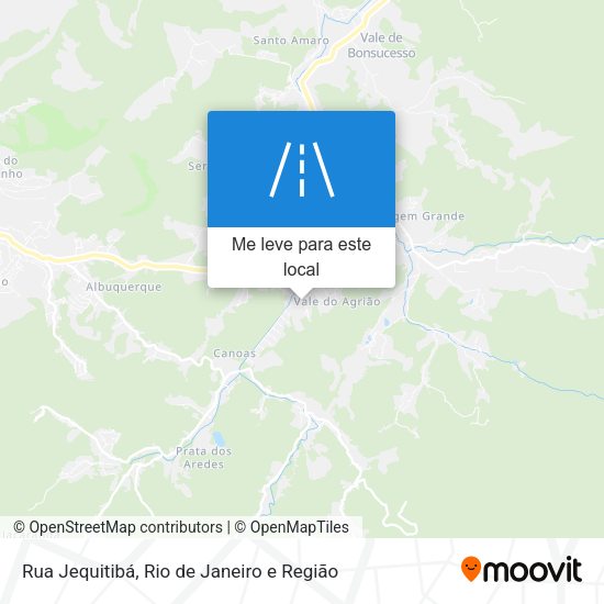 Rua Jequitibá mapa