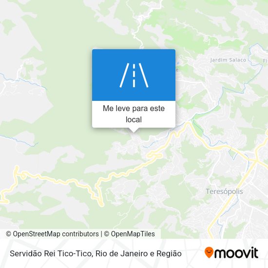 Servidão Rei Tico-Tico mapa