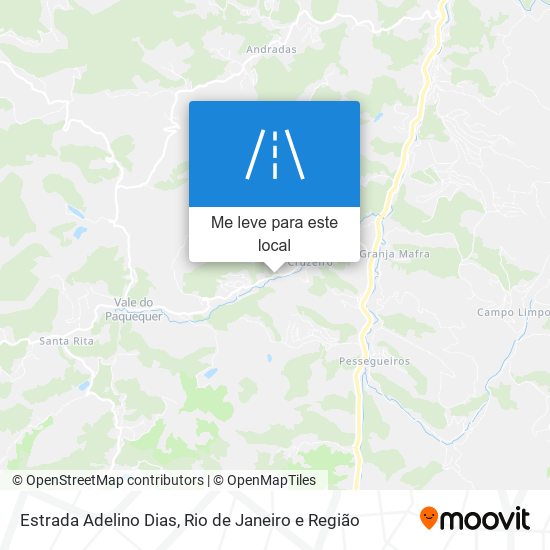 Estrada Adelino Dias mapa