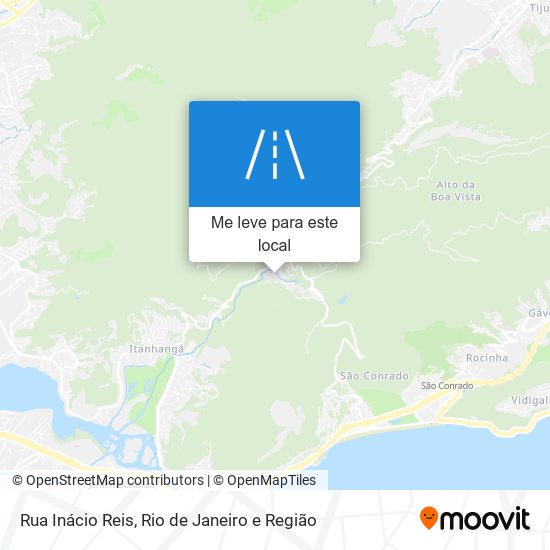 Rua Inácio Reis mapa