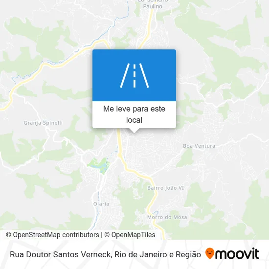 Rua Doutor Santos Verneck mapa