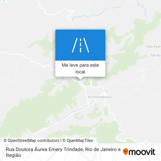 Rua Doutora Áurea Emery Trindade mapa