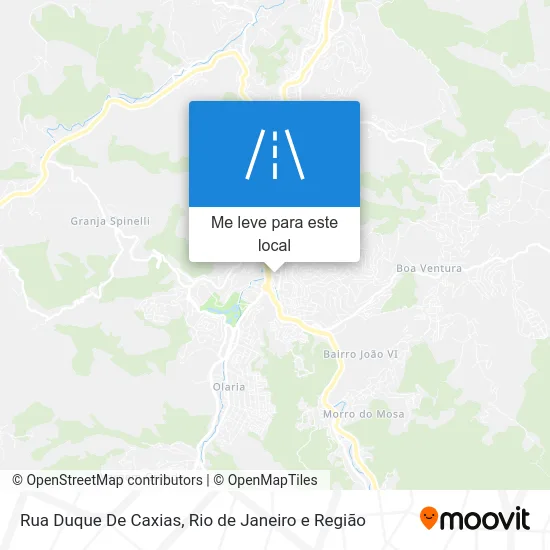 Rua Duque De Caxias mapa