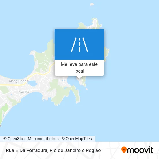 Rua E Da Ferradura mapa