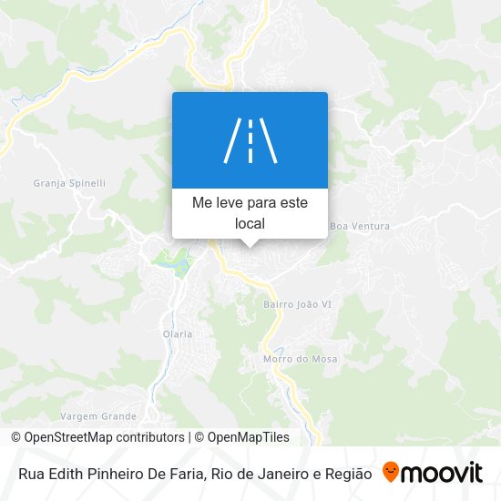 Rua Edith Pinheiro De Faria mapa