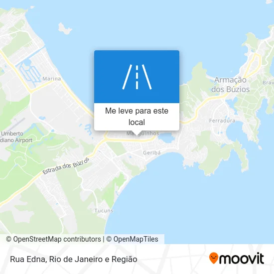 Rua Edna mapa