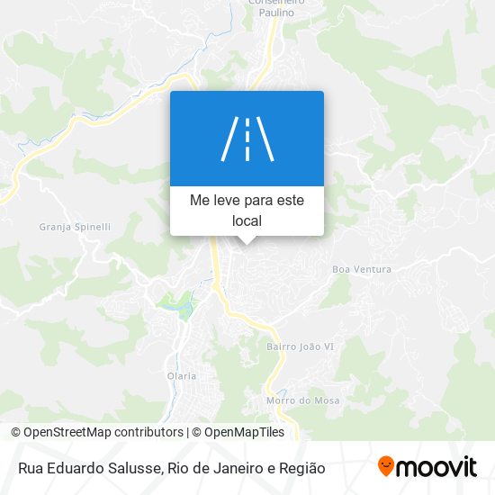 Rua Eduardo Salusse mapa