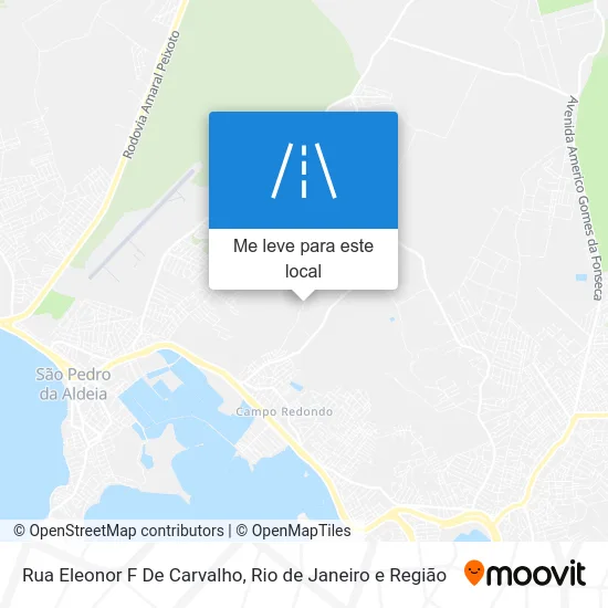 Rua Eleonor F De Carvalho mapa