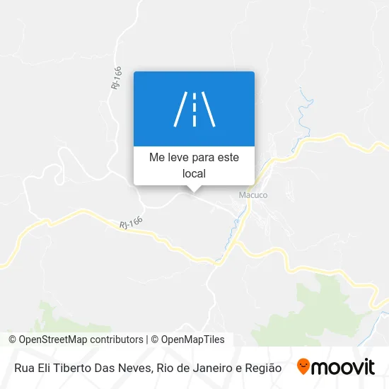 Rua Eli Tiberto Das Neves mapa