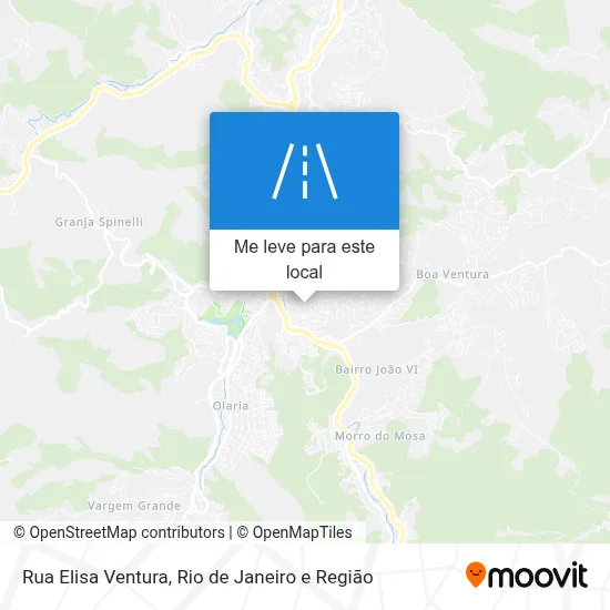 Rua Elisa Ventura mapa