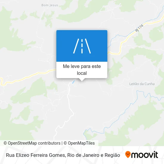 Rua Elizeo Ferreira Gomes mapa