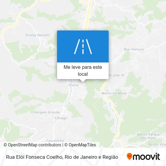 Rua Elói Fonseca Coelho mapa
