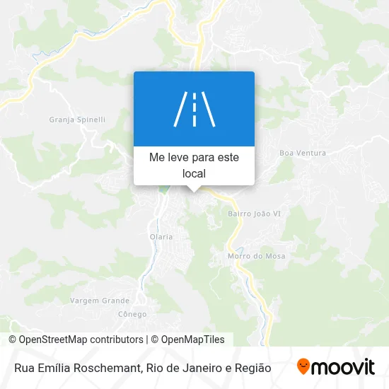 Rua Emília Roschemant mapa