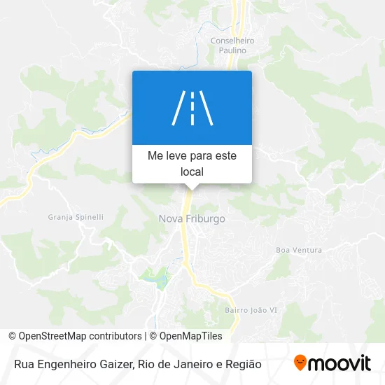 Rua Engenheiro Gaizer mapa