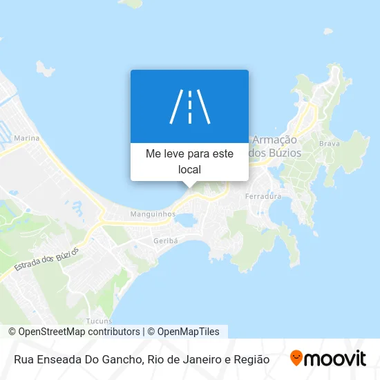 Rua Enseada Do Gancho mapa
