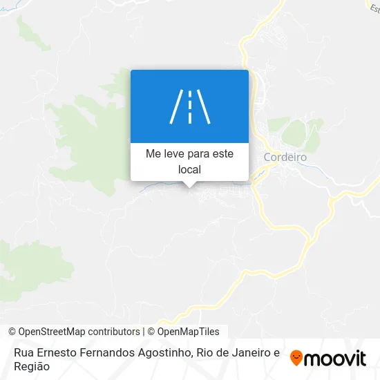 Rua Ernesto Fernandos Agostinho mapa