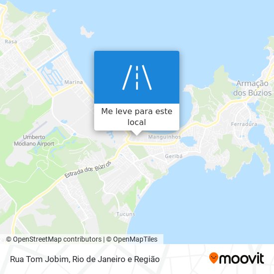 Rua Tom Jobim mapa