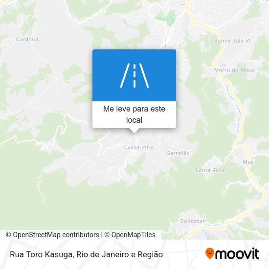 Rua Toro Kasuga mapa