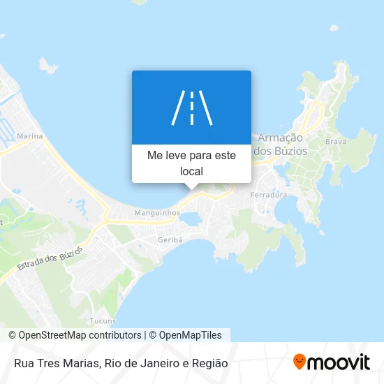 Rua Tres Marias mapa