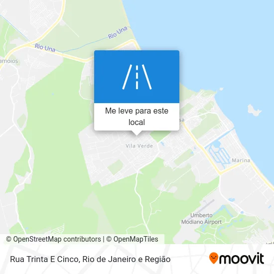 Rua Trinta E Cinco mapa