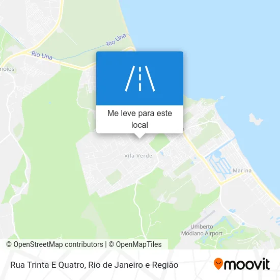 Rua Trinta E Quatro mapa