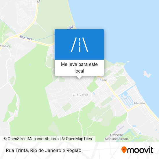 Rua Trinta mapa