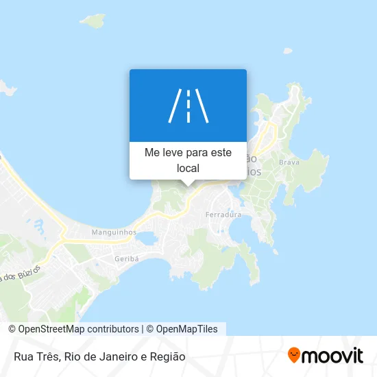 Rua Três mapa