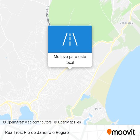 Rua Três mapa