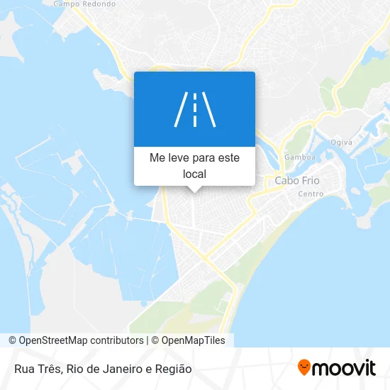 Rua Três mapa
