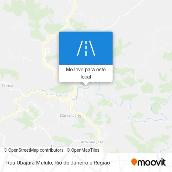 Rua Ubajara Mululo mapa