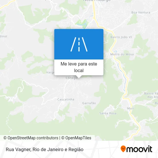 Rua Vagner mapa