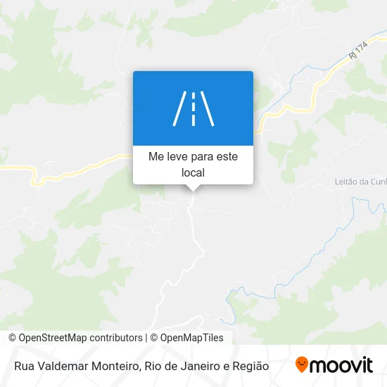 Rua Valdemar Monteiro mapa