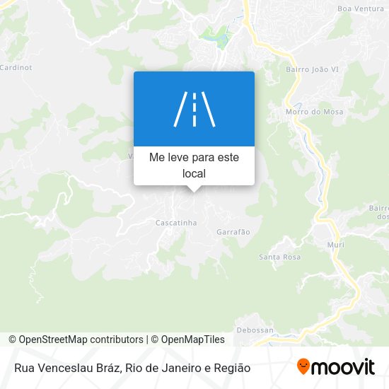 Rua Venceslau Bráz mapa