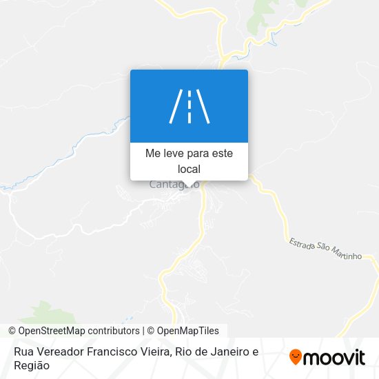 Rua Vereador Francisco Vieira mapa