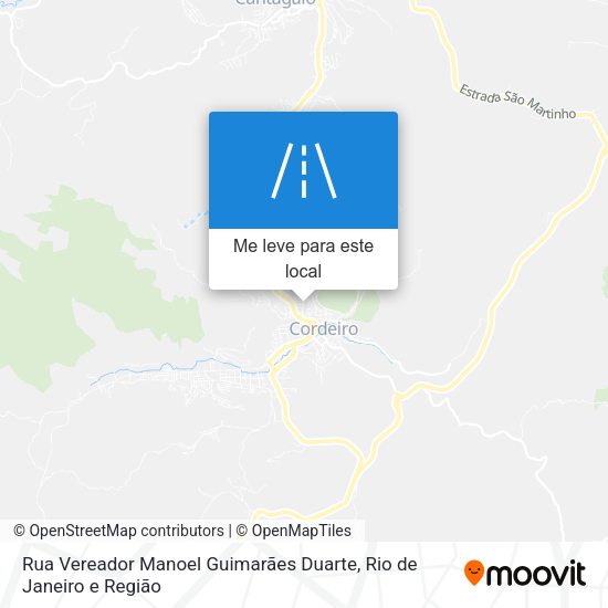 Rua Vereador Manoel Guimarães Duarte mapa