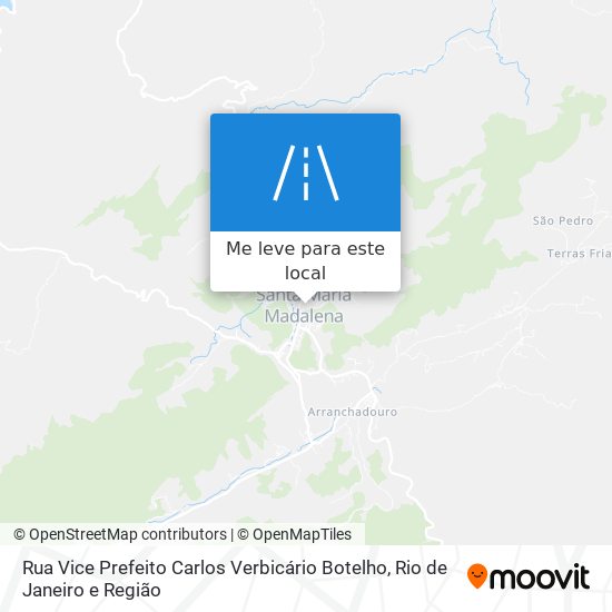 Rua Vice Prefeito Carlos Verbicário Botelho mapa