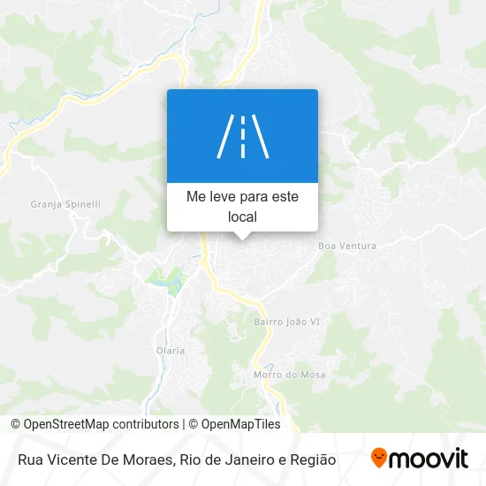 Rua Vicente De Moraes mapa