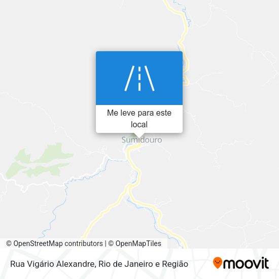 Rua Vigário Alexandre mapa