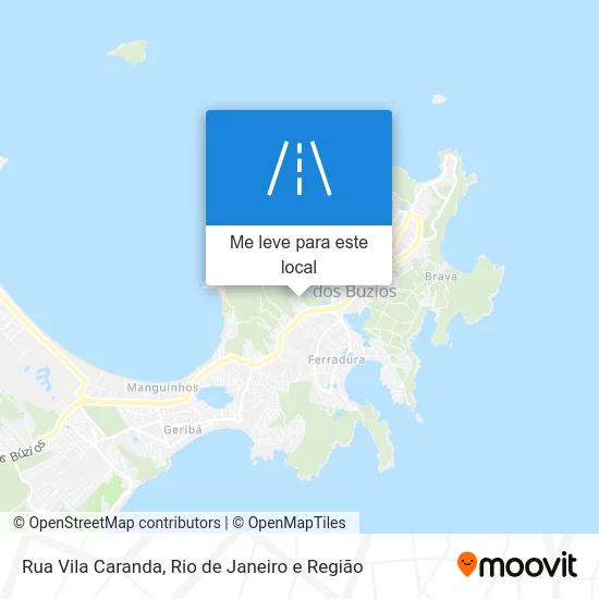 Rua Vila Caranda mapa