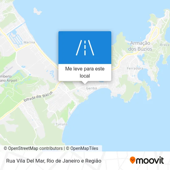 Rua Vila Del Mar mapa