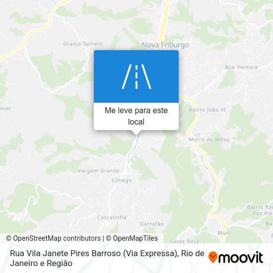 Rua Vila Janete Pires Barroso (Via Expressa) mapa