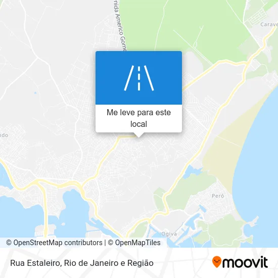 Rua Estaleiro mapa