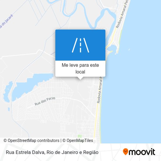 Rua Estrela Dalva mapa