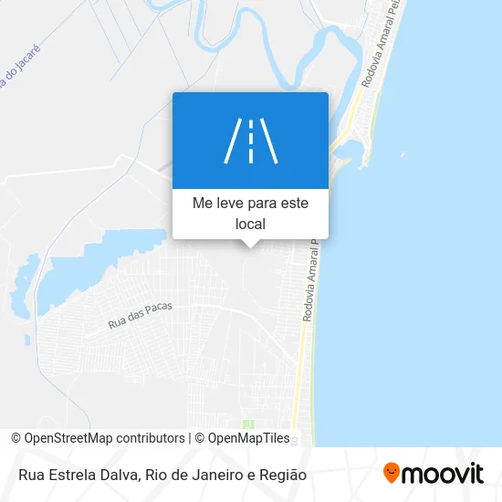 Rua Estrela Dalva mapa