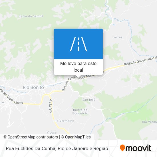 Rua Euclídes Da Cunha mapa