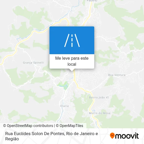 Rua Euclídes Solon De Pontes mapa