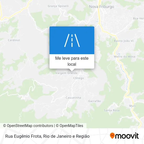 Rua Eugênio Frota mapa