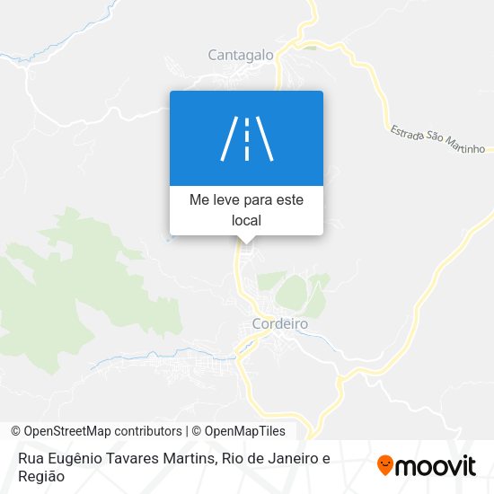 Rua Eugênio Tavares Martins mapa